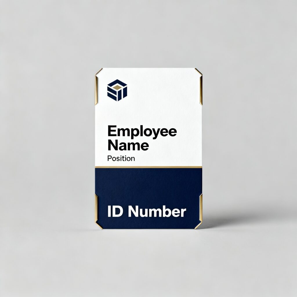"Best Corporate ID Card Printing by Nips ID Card Holders – premium customized PVC ID cards for offices and institutions."