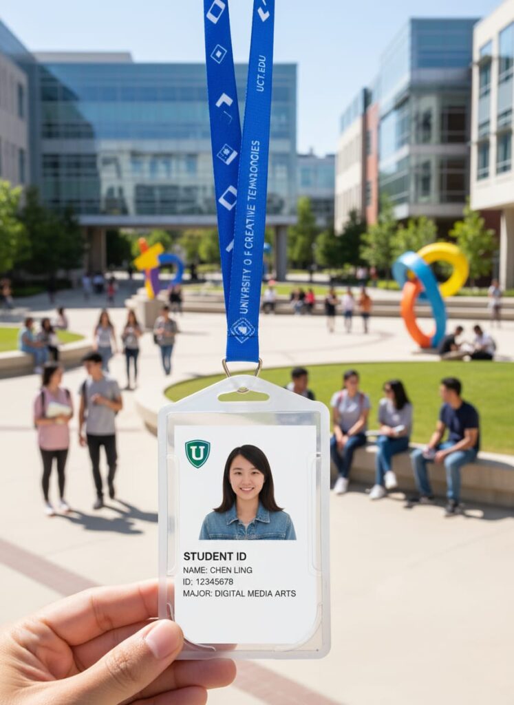 "Customise Lanyard Printing For College by Shree Paper Mart – Nips brand customised durable lanyards with college logos and colors."