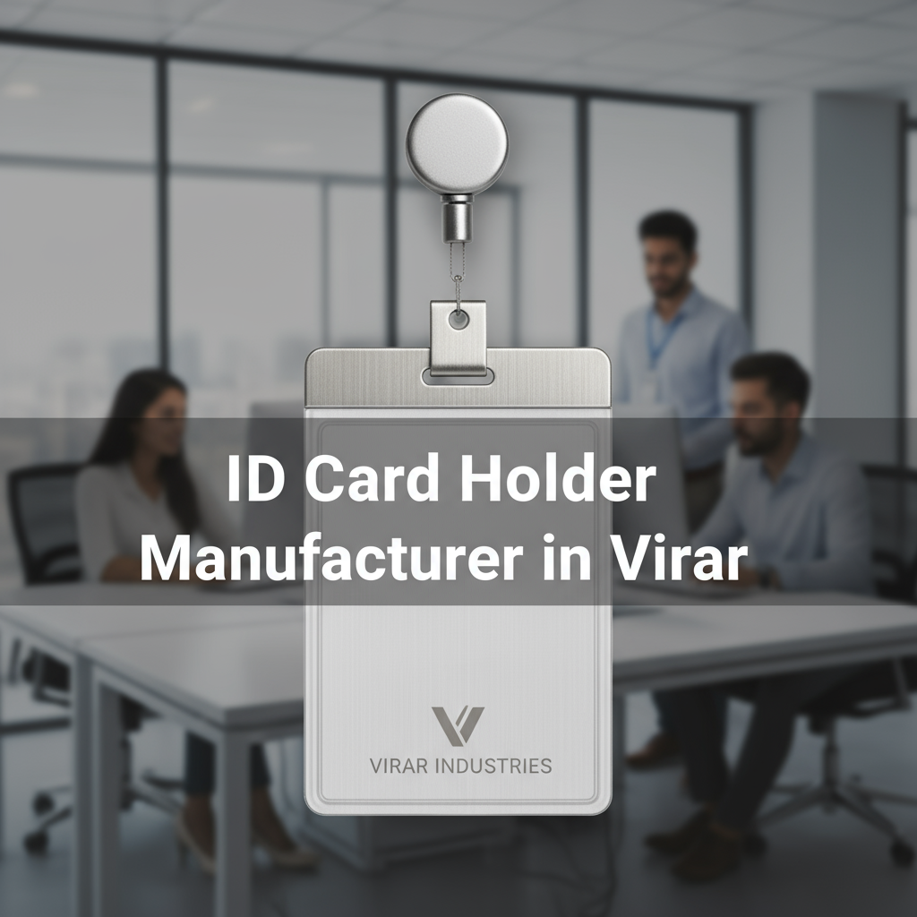 ID Card Holder Manufacturer in Virar – Nips by Shree Paper Mart, premium imported holders for schools, offices, and events.