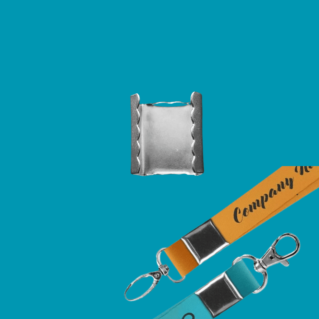 12mm Metal Clamp for Lanyard Fitting by Nips Id Card Holders