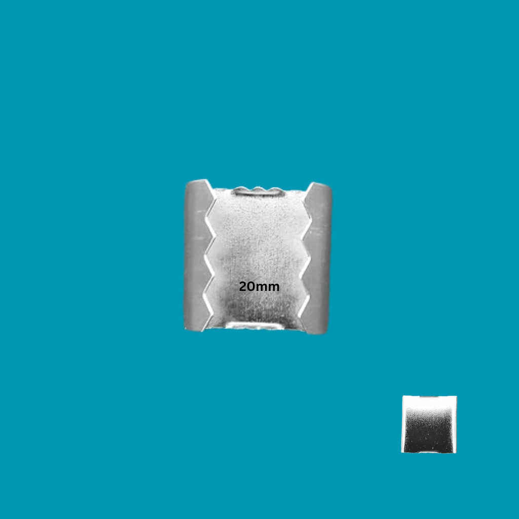 20mm Metal Clamp for Lanyard Fitting by Nips Id Card Holders