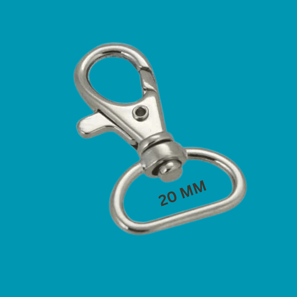 20mm Metal Side Lever Hook for Lanyard by Nips Id Card Holders
