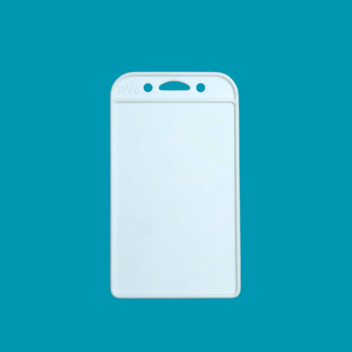 Id Card Holder Sticker 2 Side DV8 | Double Side White Sticker ID Holder